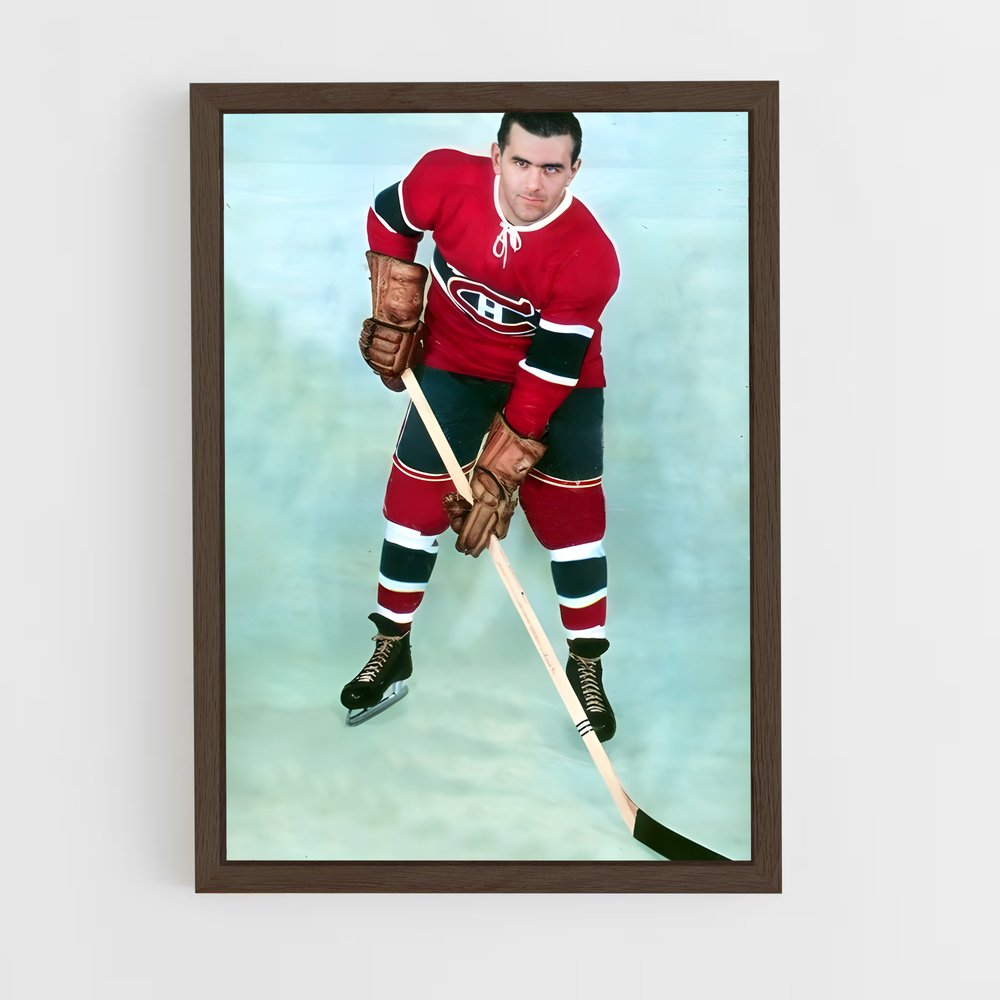 Poster Maurice le Rocket – affiche Hockey sur glace (vue 5)